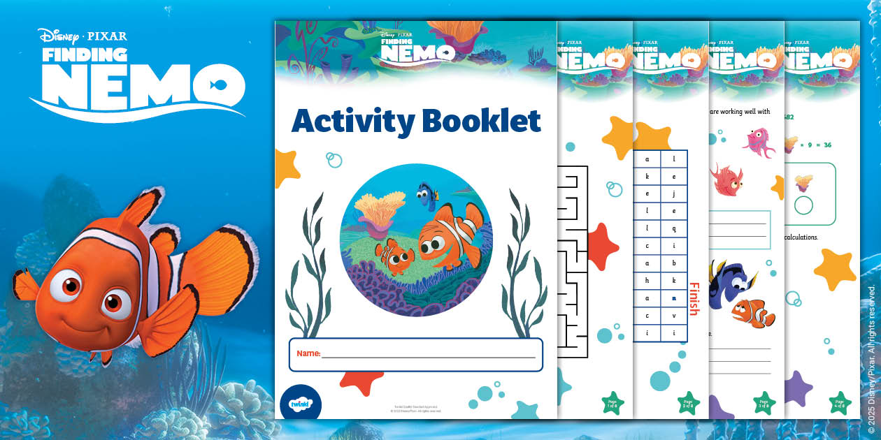Finding Nemo Activity Booklet Ages 7 11 