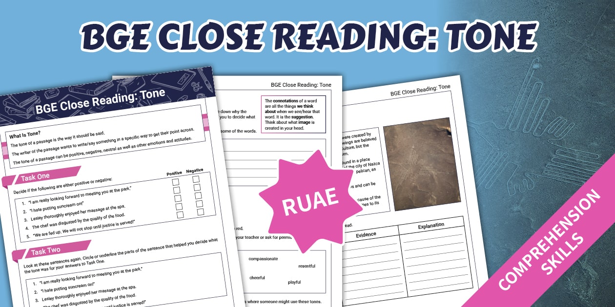 Bge BGE Close Reading: Tone