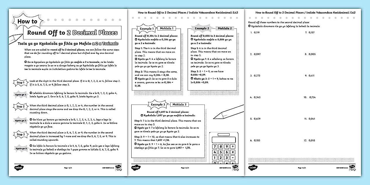 Grade 7 Maths How to Round Off to Two Decimal Places