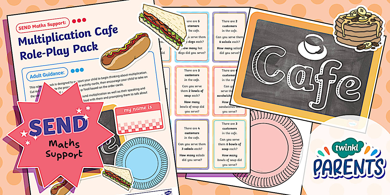 {Multiplication} Cafe Role Play Pack (teacher made) Twinkl