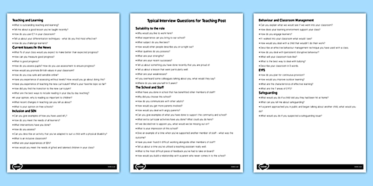 Teacher Job Interview Questions Nurse Practitioner Teacher job interview questions nurse practitioner