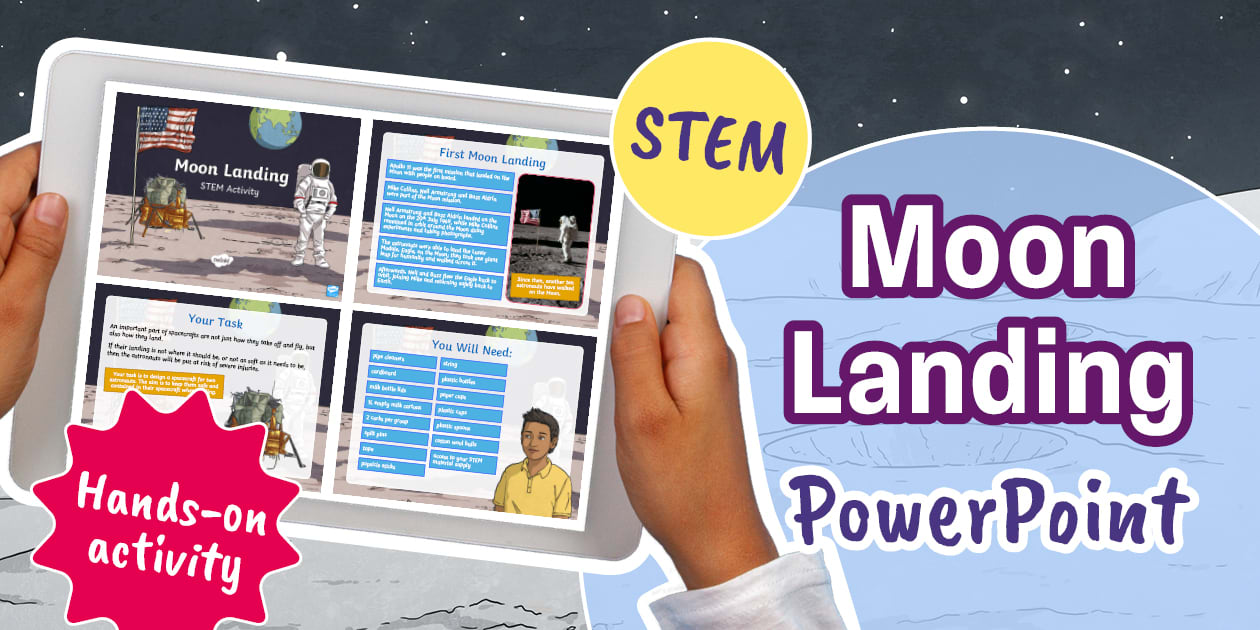 Moon Landing STEM PowerPoint