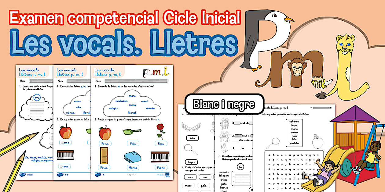 Examen competencial Cicle Inicial: Llengua Catalana