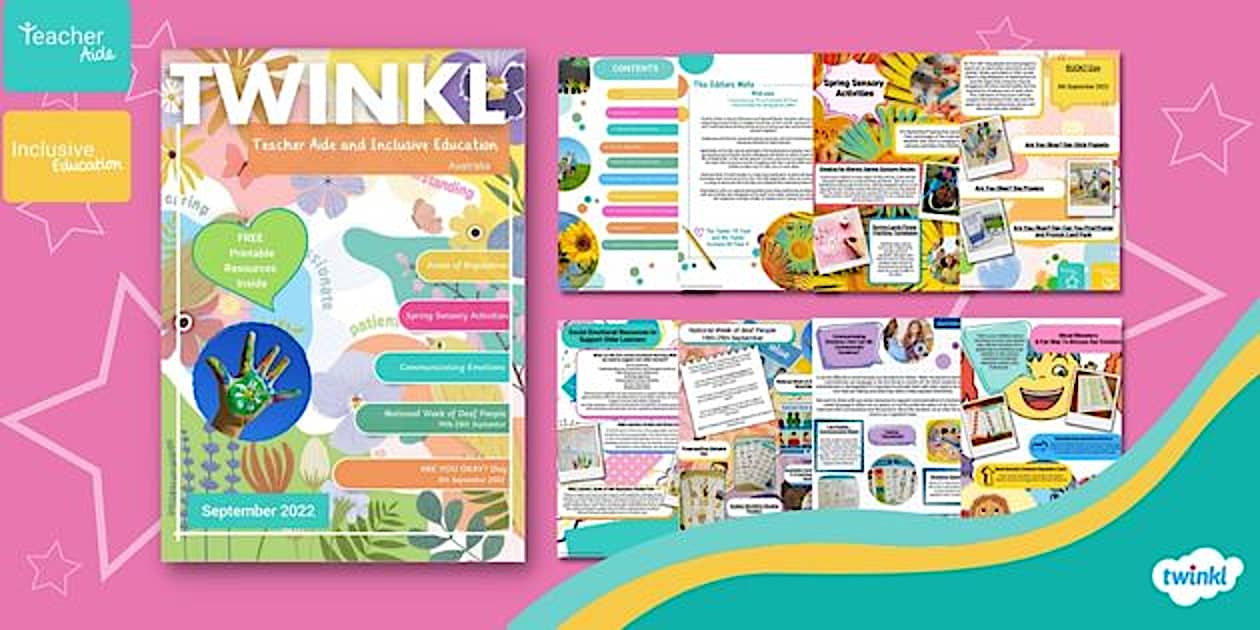 Teacher Aide Magazine - Spring Printables