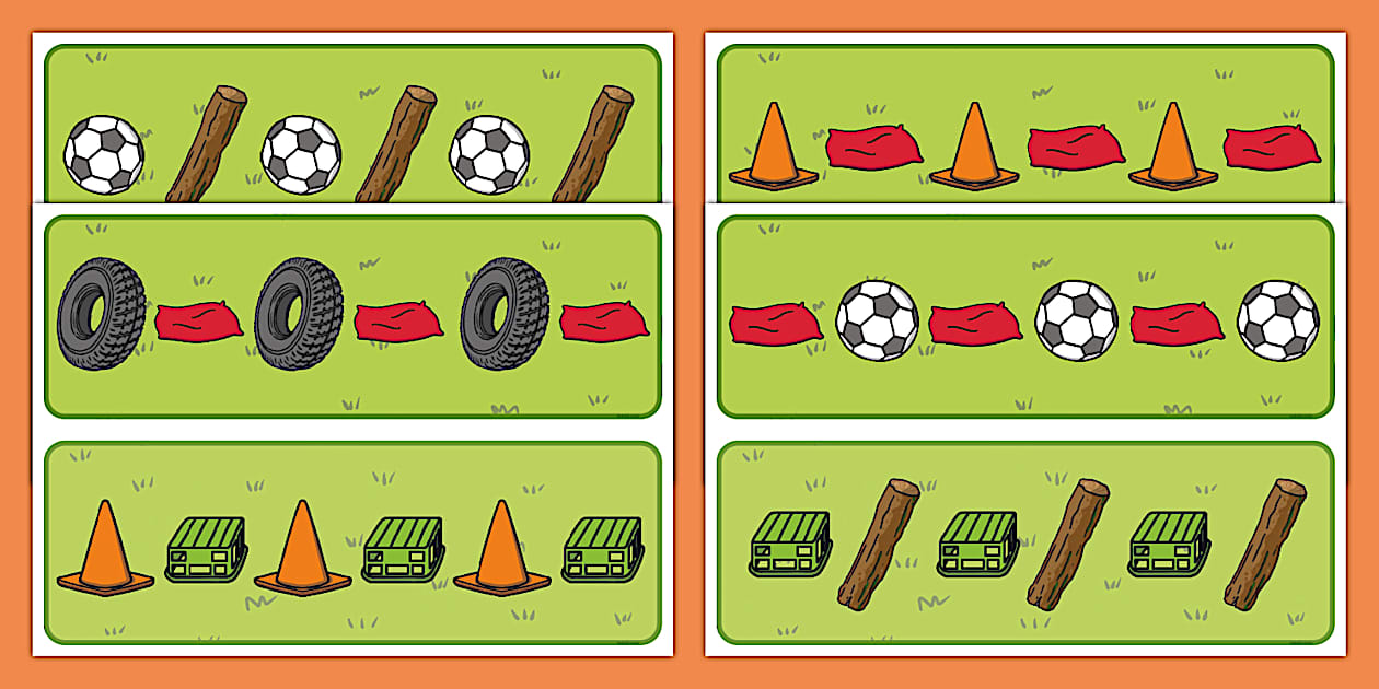 👉 Outdoor Area Repeating Pattern Cards | Twinkl - Twinkl