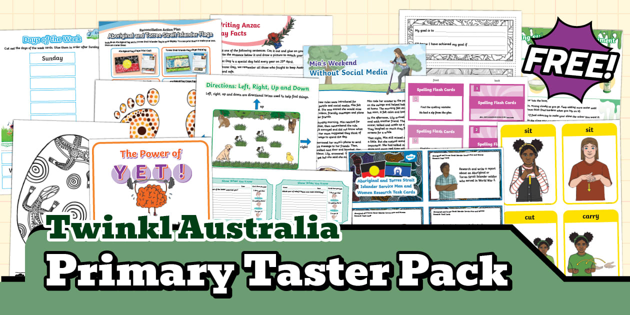 Primary Resources Australian Taster Pack | Twinkl