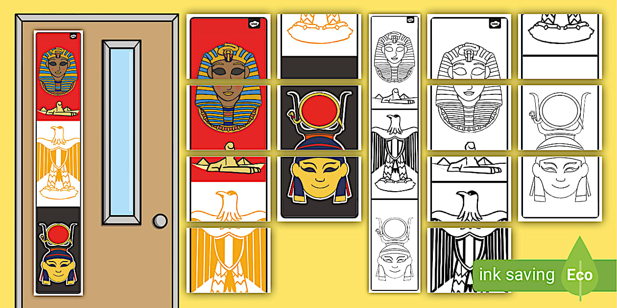 Egypt Vertical Door Banner (teacher made) - Twinkl
