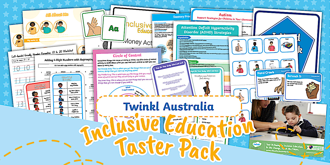Inclusive Classroom Resources | Teaching Worksheets