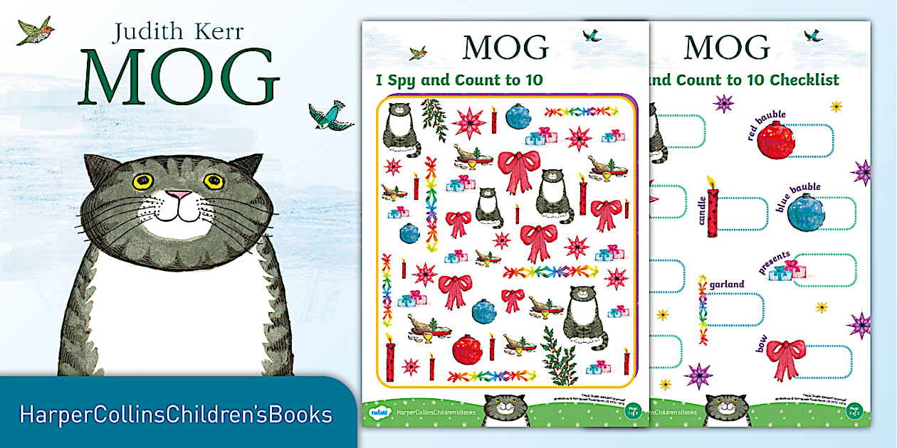 FREE! - 👉 Mog's Christmas: I Spy and Count to 10 - Twinkl