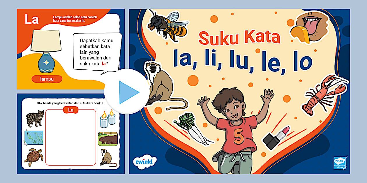 Powerpoint Suku Kata la, li, lu, le, lo