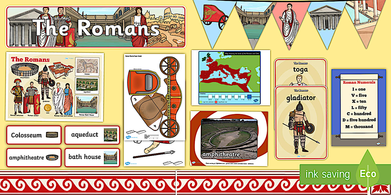 Romans Display Pack (Teacher-Made) - Twinkl