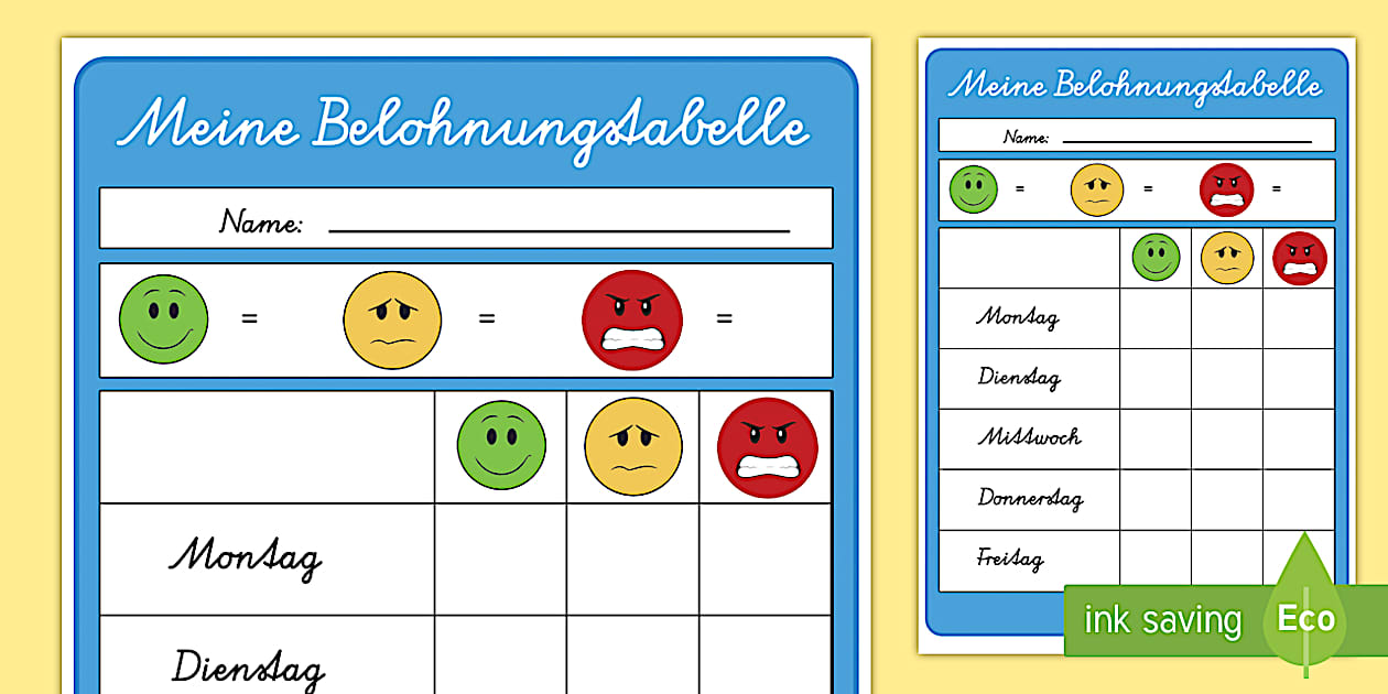 Eurowrap Belohnungstabelle, A3-Format, Mit 59 Aufklebern – Rose-Design