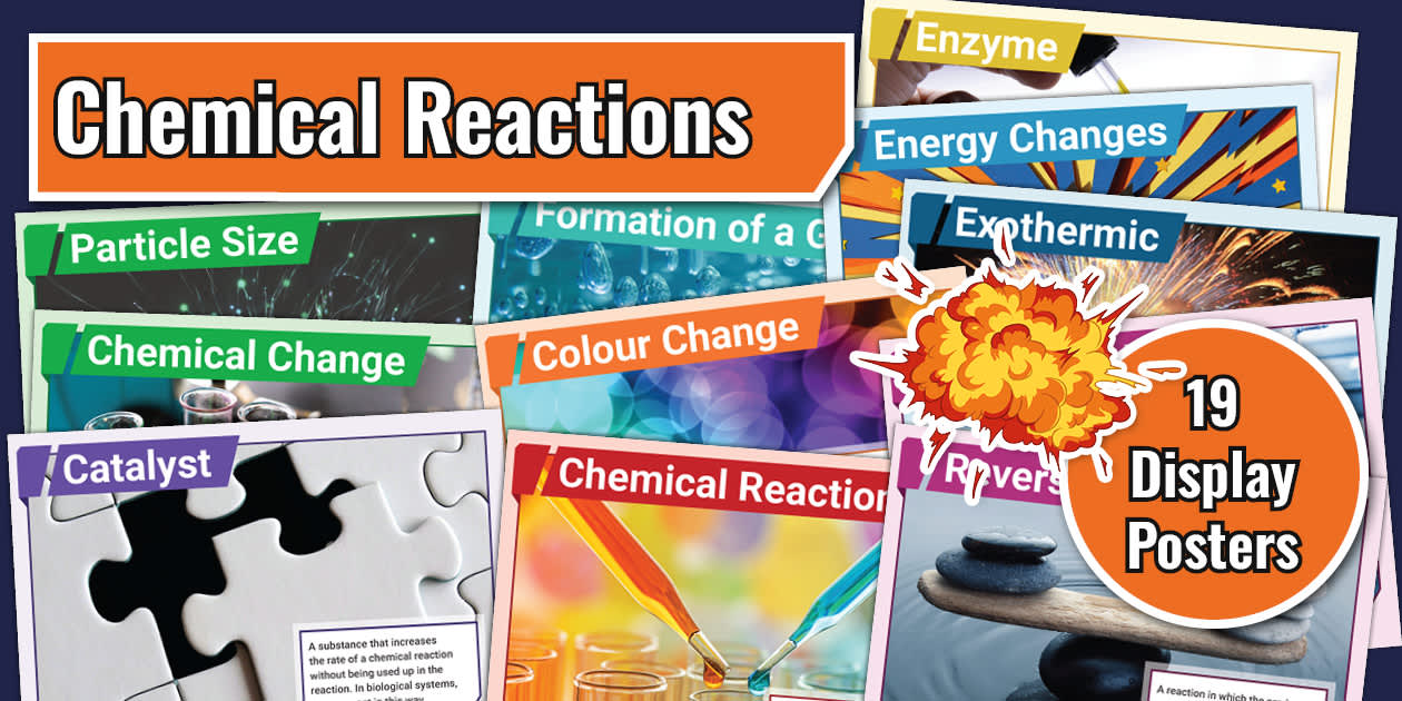Chemical Reactions: Classroom Display Posters (teacher made)