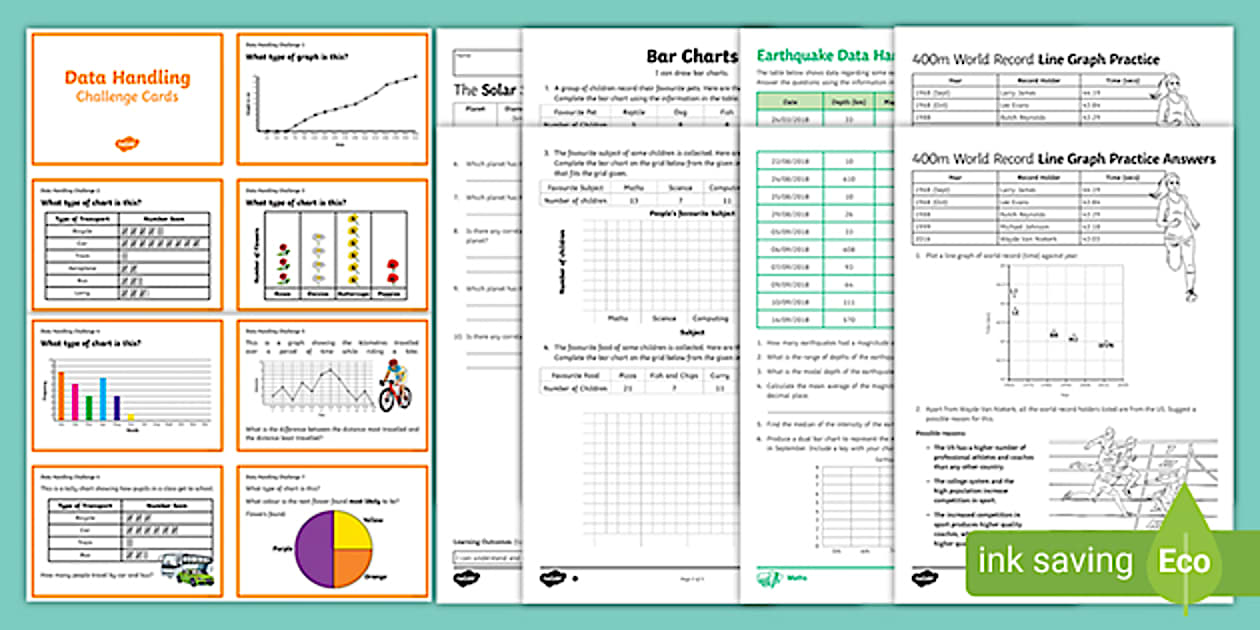 Maths Fifth/Sixth Class Data Pack 1 - Twinkl