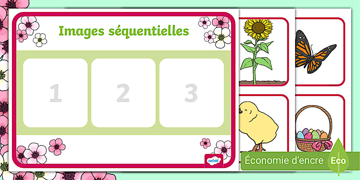 Images séquentielles sur le printemps (teacher made)