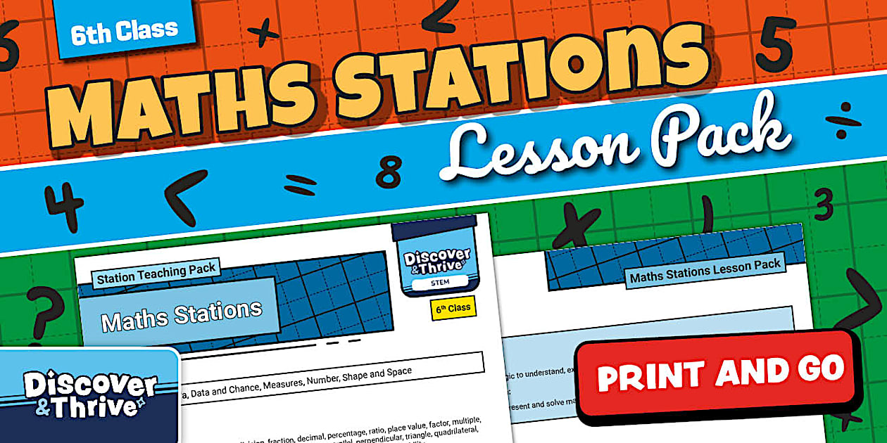 Maths Stations Lesson Pack Resource Pack