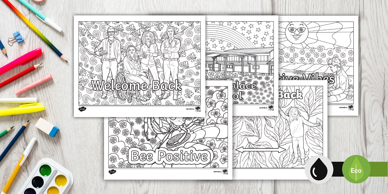 Back to School Colouring Pages I Twinkl Resources