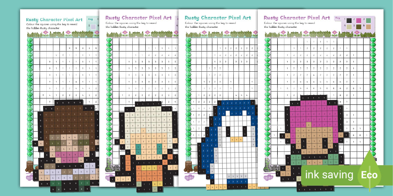 Rusty Character Pixel Art