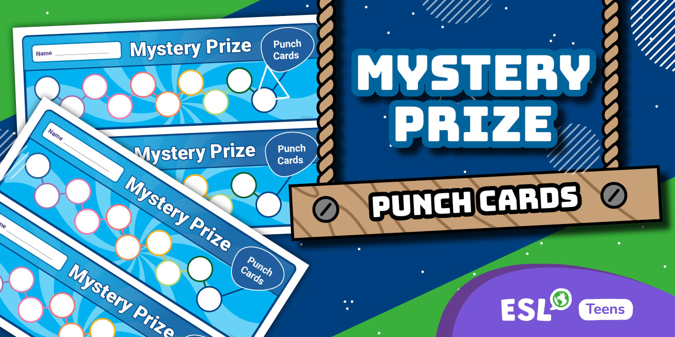 ESL Mystery Prize Punch Card [Teens]