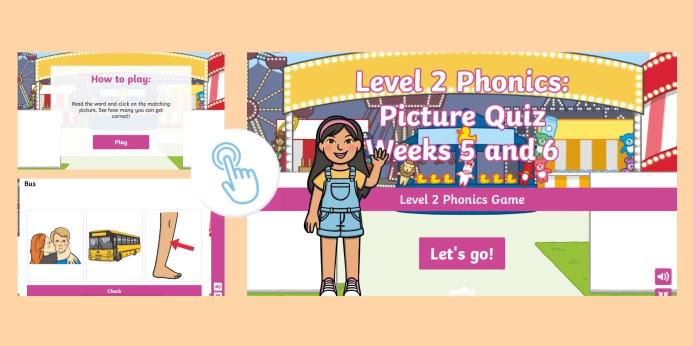 Twinkl Phonics Level 2 - Picture Quiz Weeks 5 and 6
