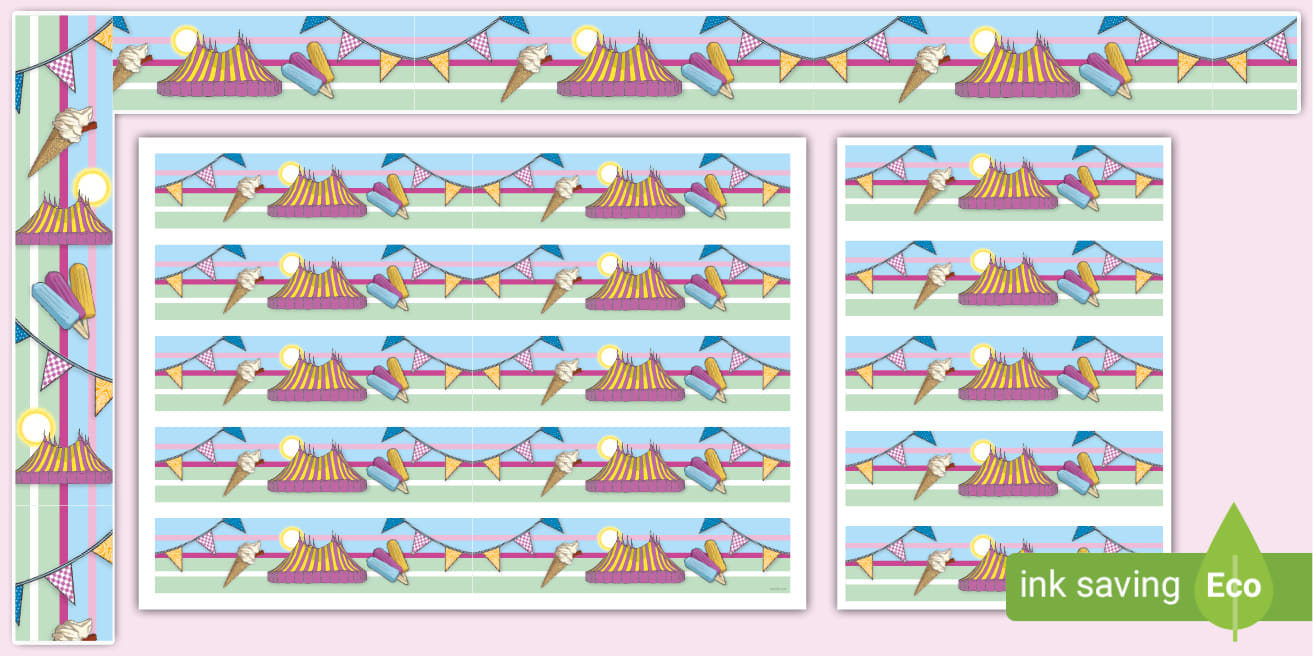 Summer Fair Display Border