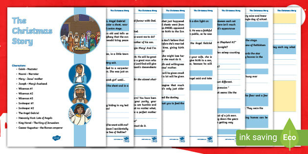 EYFS Christmas Plays Christmas Nativity Script Early Years