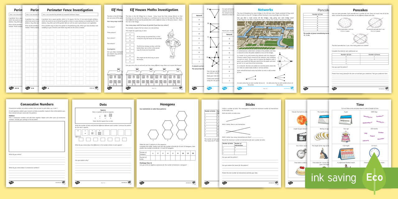 OpenEnded Year 6 Maths Investigations