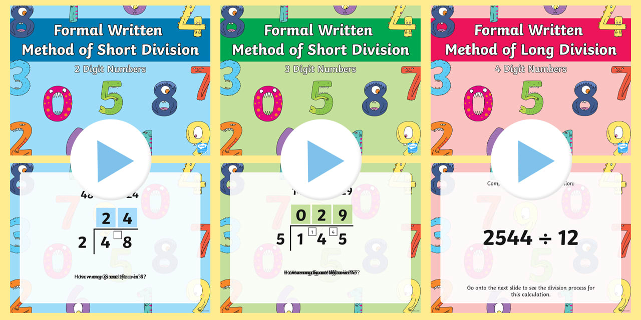 Formal Division Methods PowerPoint Pack
