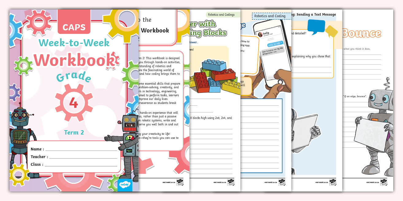 Robotics and Coding Grade 4 CAPS Workbook Term 2