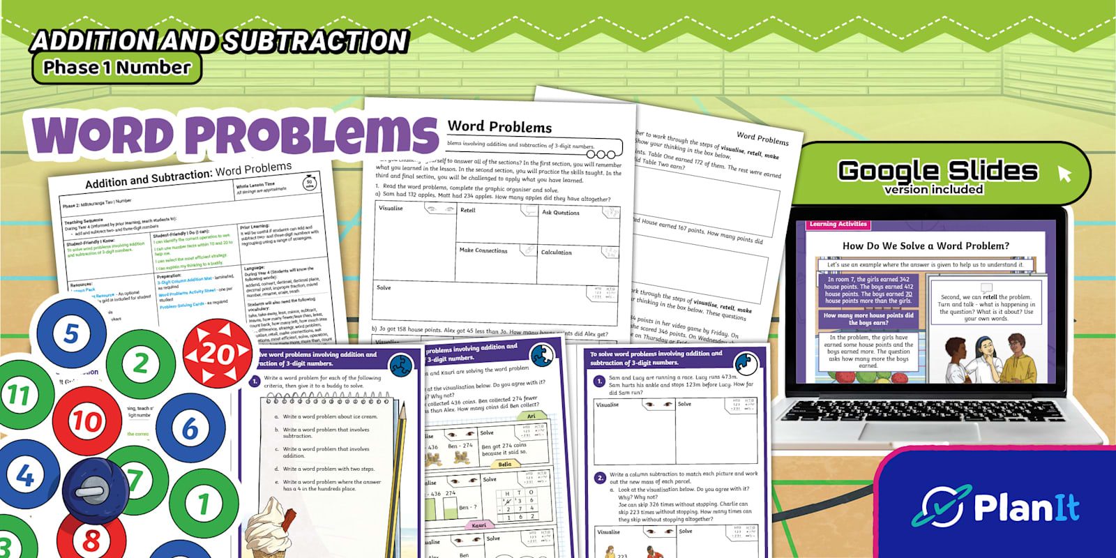 During Year 4 Number: Addition and Subtraction (Decoding Word Problems ...