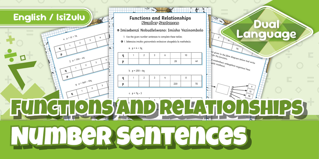 Grade 7-Term 1- Maths- Functions and Relationship - Activity sheet ...