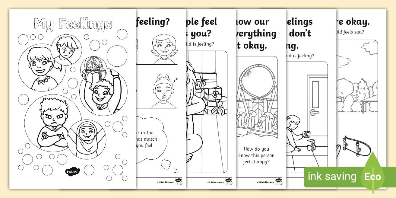 Feelings Activity Booklet | Twinkl Feelings Booklet