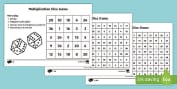 Multiplication Dice Maths Games | Twinkl Learning Resources