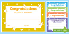 FREE! - Gold Silver Bronze Certificates (teacher made)