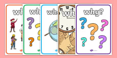 👉 5W1H Worksheet - Who What Where When How Question Cards