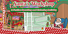 Santa's Workshop Inference Discussion Activity Pack