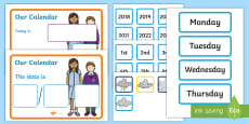 FREE! - Calendar and Weather Chart for Classrooms - Primary Resource