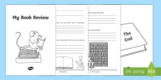 Book Review Worksheet For Kids | English Resource | Twinkl