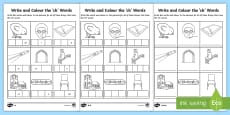 Find and Write the 'Ch' Words Differentiated Worksheets - Twinkl