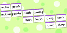 FREE! - Phase 3 Phonics Words - Sound Button Word Cards