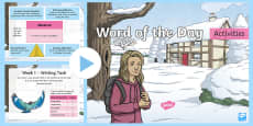 Word of the Day Worksheet / Activity Sheet - vocabulary