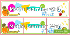 Maths Working Walls KS2 - Display Pack Resource