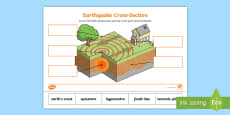Earthquake Reading Comprehension Activity (teacher made)