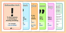 Colon Punctuation Poster - colon, punctuation, poster, display