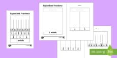 Year 3-equivalent Fractions Powerpoint With Worksheets