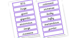 Alternative Words A4 Display Poster Pack (teacher made)
