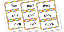 Th Words Cards - Initial Blends Primary Resources, initial
