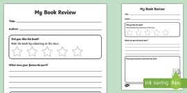 professional book review template