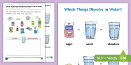 Free! - Separating Mixtures Worksheet 