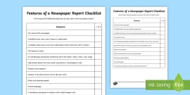 newspaper article critical analysis form